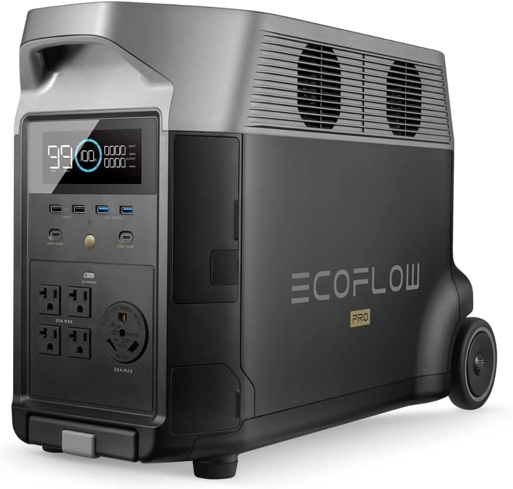 EcoFlow DELTA Pro ポータブル電源 3,600Wh 大容量